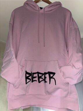 H&M x Justin Bieber “Changes” Soft Pink Hoodie🩷